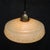 1950s French Clichy Pink Reeded Glass Pendant Lamp For Sale - Image 5 of 7