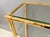 Rectangular Gold Aluminum Console Table, 1980s For Sale - Image 10 of 15