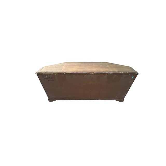 Vintage Drexel Mid-Century Modern Bronze & Walnut Credenza For Sale - Image 13 of 13