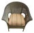 1930s Bar Harbor Wicker Chair in Original Painted Surface For Sale