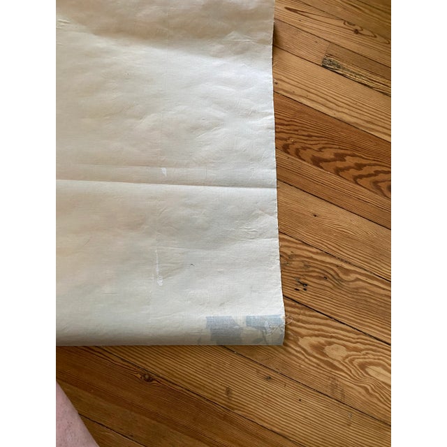 Antique Jacobean Flowers & Birds Wallpaper Artists’ Rendering For Sale - Image 11 of 13