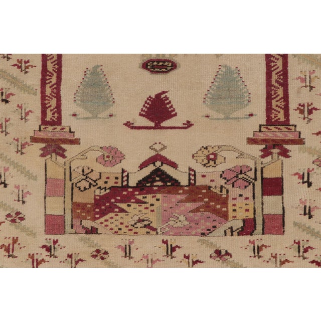 Antique 19th Century Turkish Ghiordes Rug With Bold Pictorials - Rug & Kilim For Sale In New York - Image 6 of 10