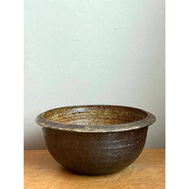 Ceramic Handcrafted Vintage Studio Pottery Bowl For Sale - Image 7 of 12
