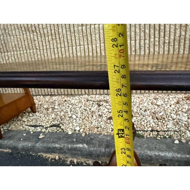 20th Century Ducan Phyfe Style Ferguson Brothers Tilt Top Game Table For Sale - Image 15 of 17