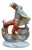 Vintage Herend Hussar and Sea Serpent Porcelain Dragon Slayer Figurine 5595 For Sale