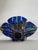 Sculptural Cobalt Blue Art Glass Centerpiece Bowl from Egermann, 1980s For Sale - Image 11 of 18