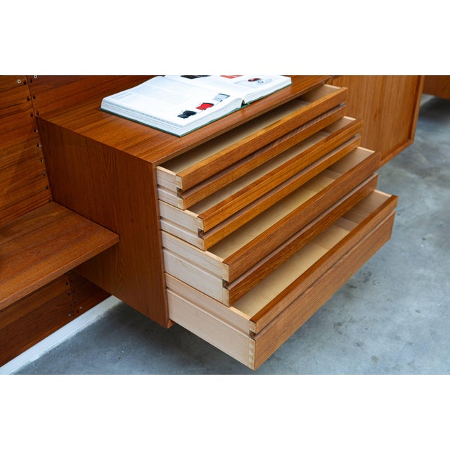 1960s Modular Wall Unit by Poul Cadovius for Cado, Denmark, 1960s For Sale - Image 5 of 14