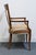 Wood High End Vintage Solid Cherry Italian Neoclassical Revival Dining Arm Chair For Sale - Image 7 of 9