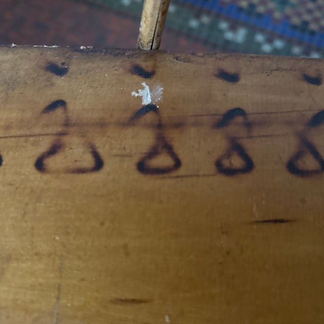 Antique Stick and Ball Burnt Bamboo English Bookshelf/ Etagere For Sale - Image 11 of 12