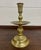 Metal Antique Brass Candlestick Chamberstick With Drip Tray For Sale - Image 7 of 8