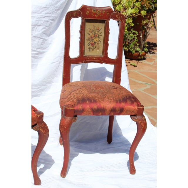 Children's 19th Century Italian Children's Chairs - a Pair For Sale - Image 3 of 7