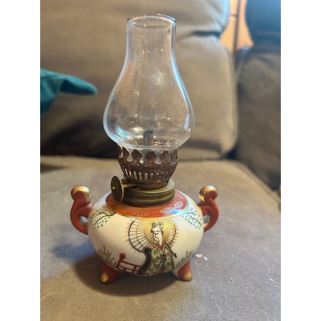 Mid-Century Japanese Oil Lamp For Sale In Dallas - Image 6 of 6