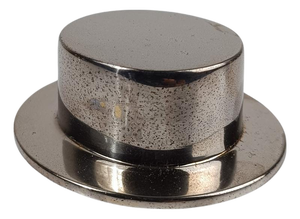 Vintage Top Hat Bottle Opener in Silver Plated Brass Metal, 1970s