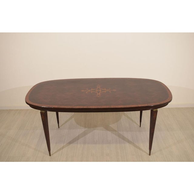 Brown Vintage Dining Table by Paolo Buffa, 1950 For Sale - Image 8 of 17