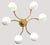 Mid-Century Modern Brass Ceiling Light, Germany, 1970s For Sale - Image 9 of 11