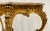 Goldenrod Marble-Top Louis XV Style Console Table by Jansen Carved Details 1920s For Sale - Image 8 of 13