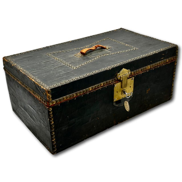 Original Antique Locking Document Box From Milton Massachusetts First Congregational Church Parish - Circa Mid 19th Century For Sale In Boston - Image 6 of 18