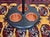 1970s English coat rack in chromed metal - H=1.73m D base=32cm