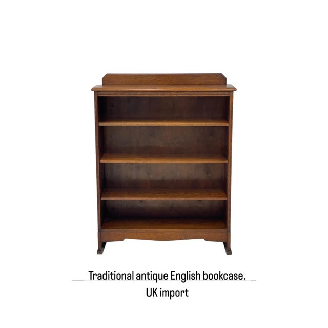 Vintage Traditional English Book Case Uk Import Dimensions. 36 W ; 46 1/2 H ; 10 D