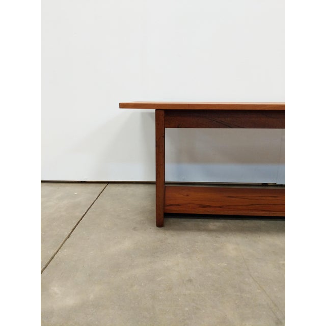 Mid-Century Modern Vintage Mid Century Modern Teak Coffee Table For Sale - Image 3 of 7