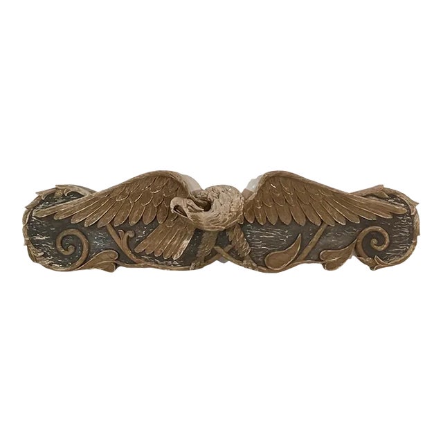 Six Foot Carved Eagle Stern Board For Sale