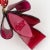 2000 - 2009 Cilea Paris Dangle Resin Pierced Earrings Ruby Red Ribbon - 2 Pieces For Sale - Image 5 of 6