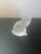 Italian Vintage Marked Kb Satin Glass Made in Italy Cat Figurine For Sale - Image 3 of 6