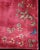 Early 20th Century 1920s Pink Cerise Floral Modern Antique Chinese Art Deco Rug 5' X 7'6" Hand Knotted Wool Carpet For Sale - Image 5 of 6