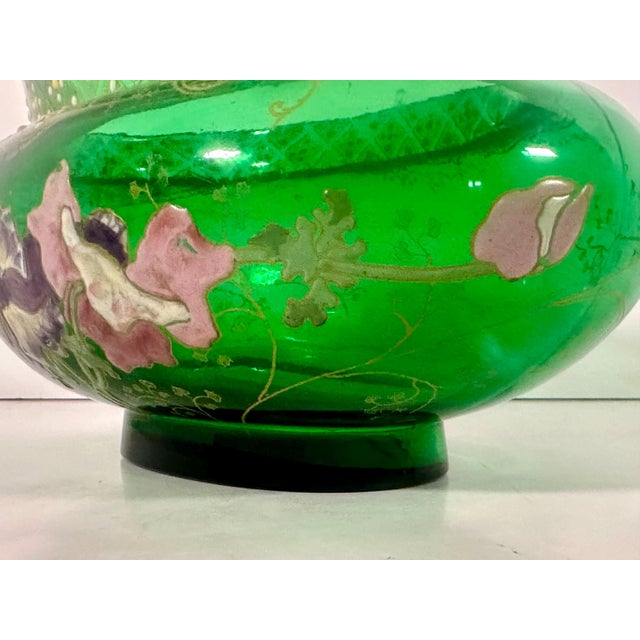 19th Century Legras Mont Joye Enameled Art Glass Vase, c. 1900 For Sale - Image 5 of 10
