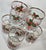 Mid 20th Century Holly and Ribbons Double Old Fashioned Glasses- Set of Six For Sale - Image 6 of 17