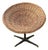 Revolving Rattan and Iron Pod Chair, 1960s For Sale
