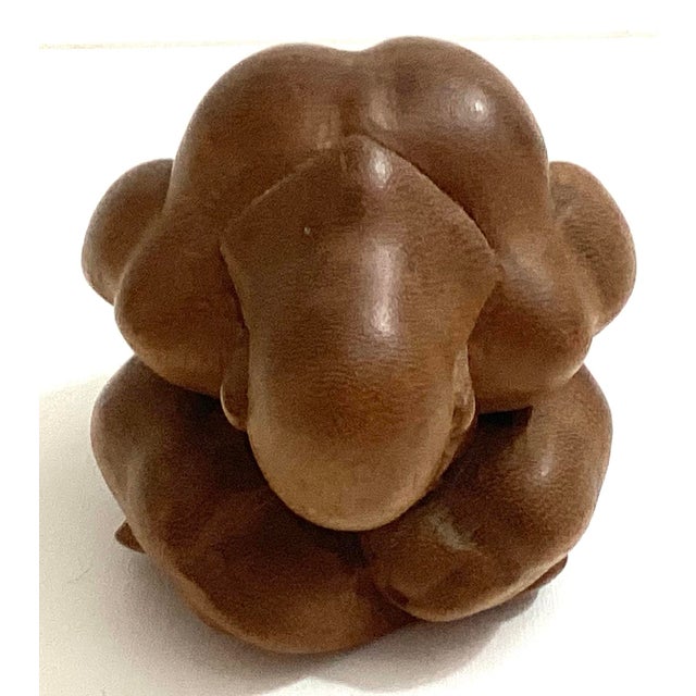 Brown 1970s Yogi the Weeping Buddha Sculpture For Sale - Image 8 of 10