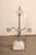 Metal 19th Century French Iron Finial in Granite Base For Sale - Image 7 of 11