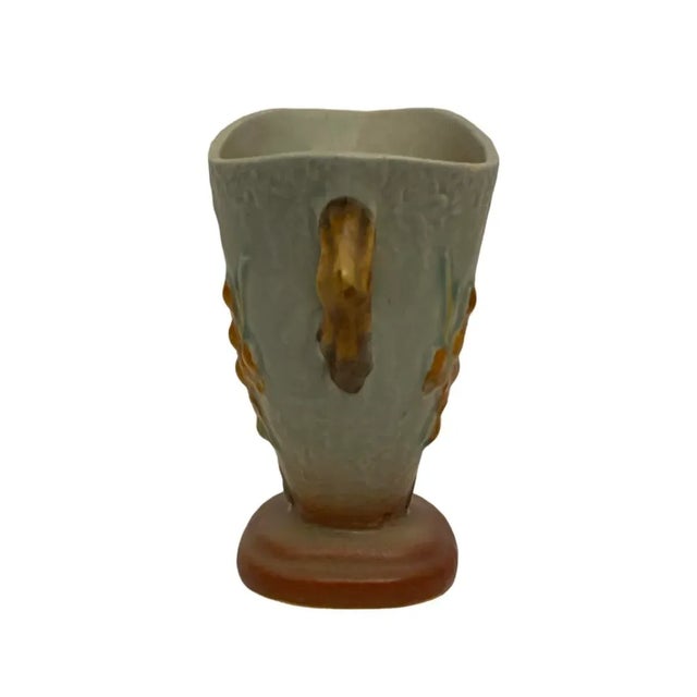 Roseville Pottery Mid Century Roseville Art Pottery Gray Bittersweet Vase #872-5 For Sale - Image 4 of 7