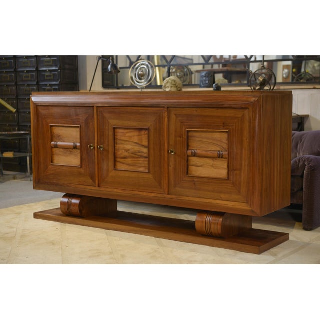 Art Deco Brutalist Sideboard, 1940s For Sale - Image 13 of 13