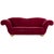 Red Loulou 3-Seater Sofa in Red Ruby Fabric from Bretz For Sale - Image 8 of 8