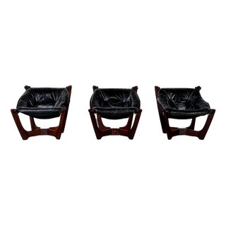 Luna Lounge Chairs by Odd Knutsen, Norway, 1970s For Sale