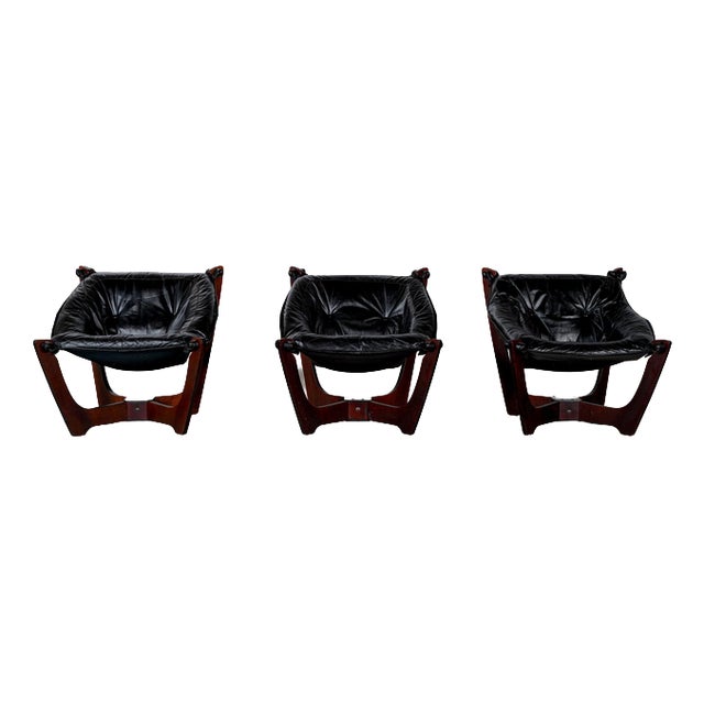 Luna Lounge Chairs by Odd Knutsen, Norway, 1970s For Sale