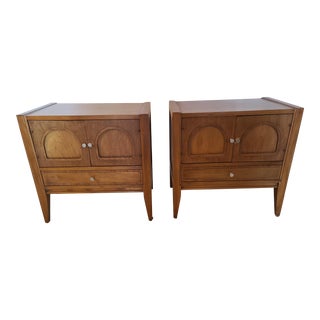 Pair of Mid Century Nightstands by Basic Witz For Sale