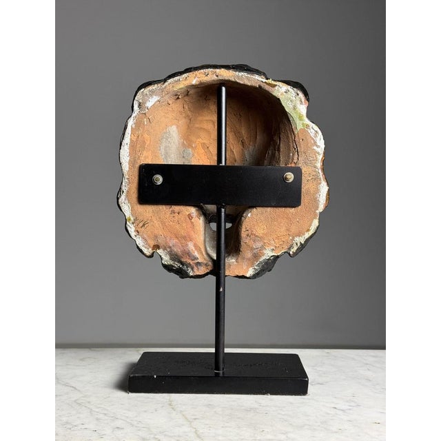 Lion Fountain Mask on Stand For Sale - Image 6 of 13