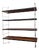 Teak and Metal Wall Shelves, 1970s For Sale