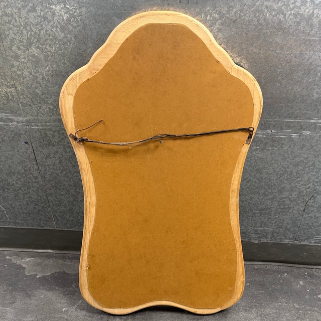 Wood Pulaski Furniture Carved Wood Wall Mirror, Vintage For Sale - Image 7 of 12