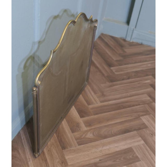Metal French Brass Fold Fire Guard, 1900s For Sale - Image 7 of 8
