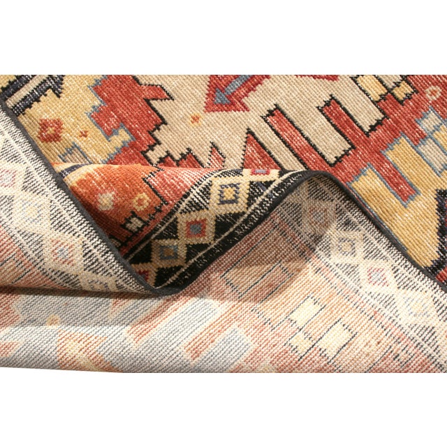 Rug & Kilim’s Distressed Homage Rug in Red, 5x8 For Sale In New York - Image 6 of 7