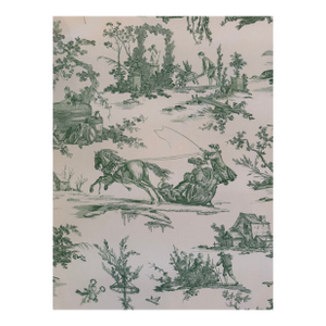Gp & J Baker, the Seasons, Romantic Toile 4 Yards Cotton Fabric Romantic Pastoral Toile Printed