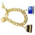 Louis Vuitton Padlock & Keys+ Two Bags Charm Yellow Gold Bracelet 125.7 Gm 18 KG For Sale - Image 17 of 18