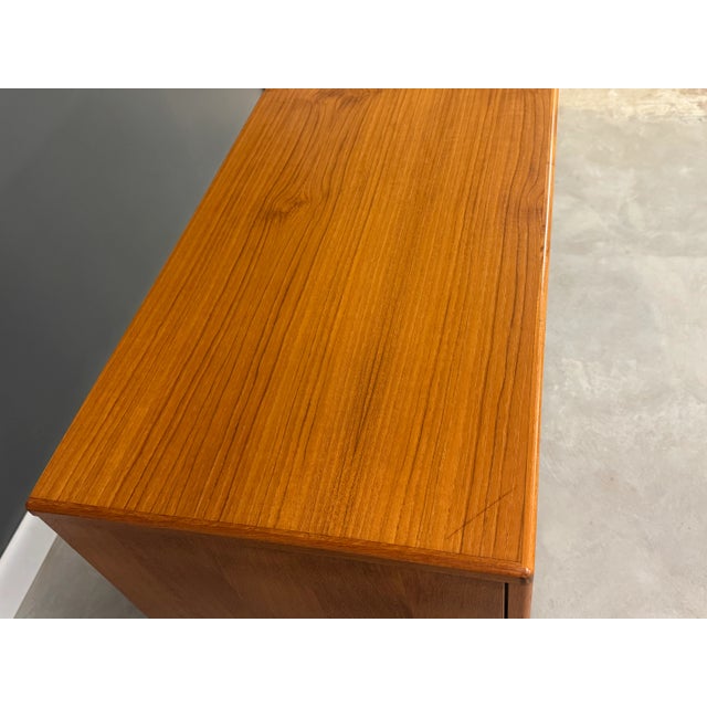 1970s Danish Modern Teak Armoire Dresser For Sale In Boston - Image 6 of 10