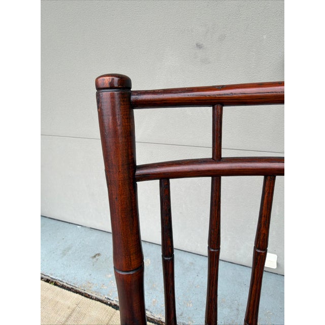 Antique Pennsylvania Butterfly & Birdcage Back Windsor Armchair, Circa 1810-1820 For Sale - Image 9 of 18