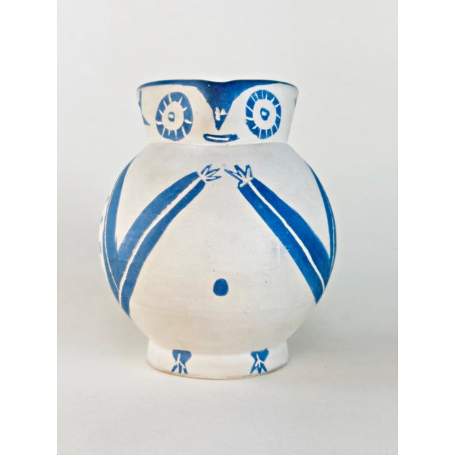 Pablo Picasso, Little Owl Pitcher Ramié Catalogue No. 82, 1949, Ceramic For Sale - Image 6 of 11