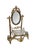 Victorian Antique French Napoleon III Neoclassical Gilt Bronze Vanity Mirror Watch Stand For Sale - Image 3 of 18